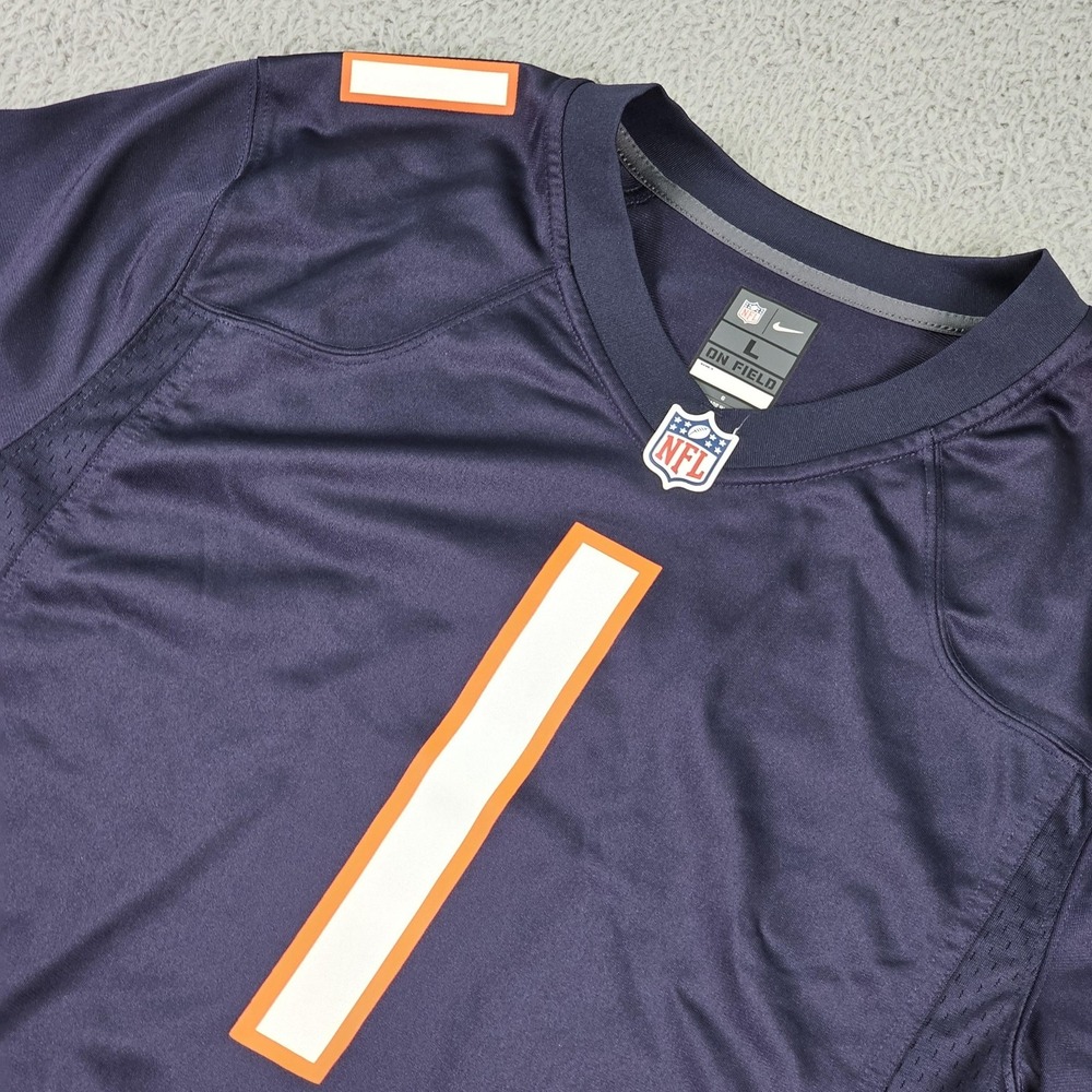 Chicago Bears Football‎ Jersey Mens Large Blue NFL Fields 1 Nike On Field